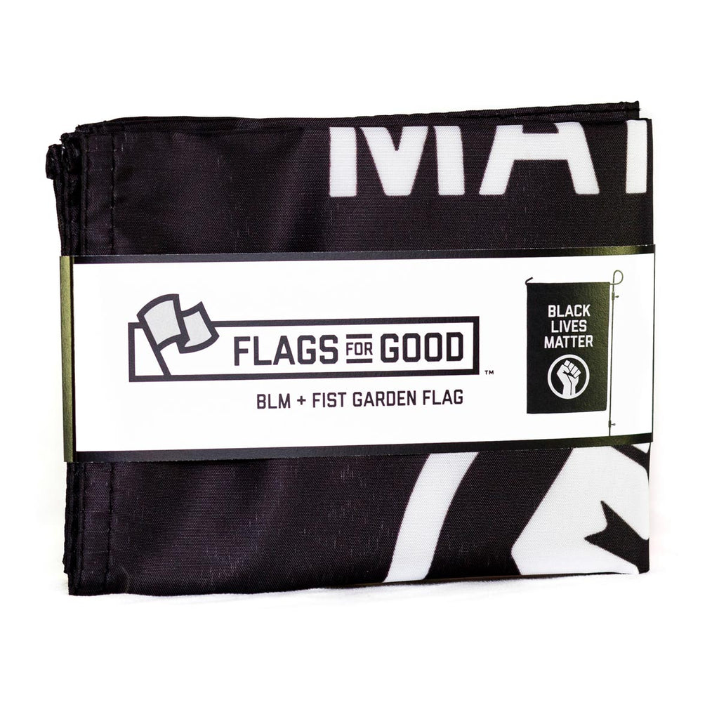 Black Lives Matter Garden Flag