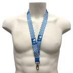 LOGOTIPO LANYARD Black, Blue, Red And White - Key Holder