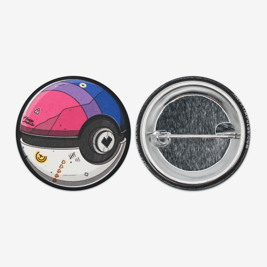 Bisexual Pokeball Button