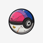 Bisexual Pokeball Button