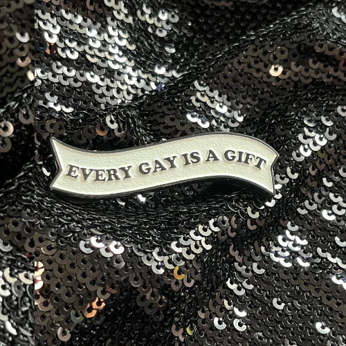 'Every Gay is a Gift' Gay Pride Pin