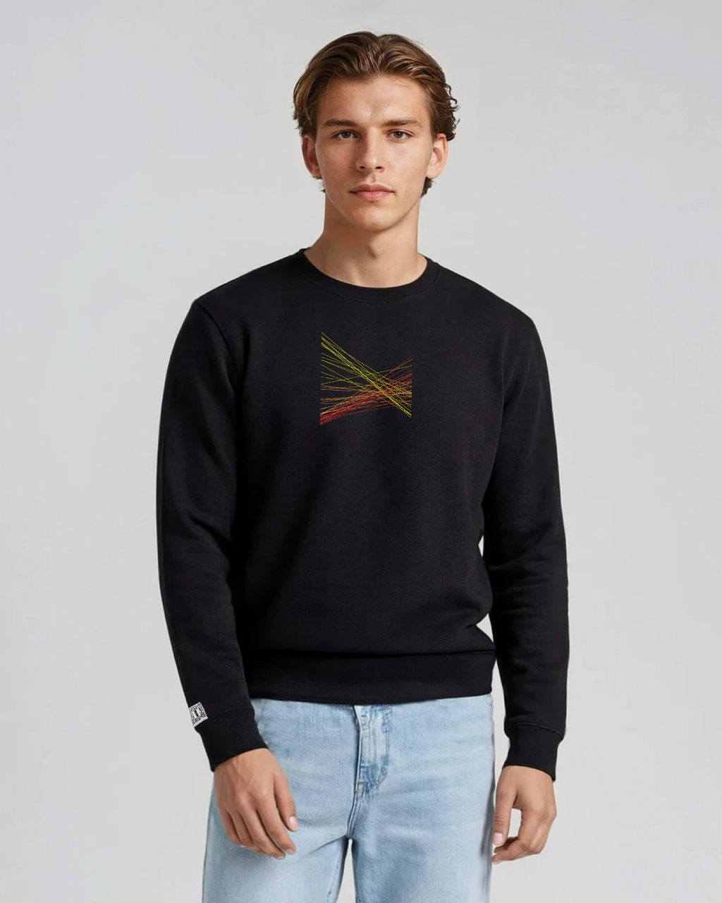 the correlation - embroidered sweatshirt | Gun Laws Visualized