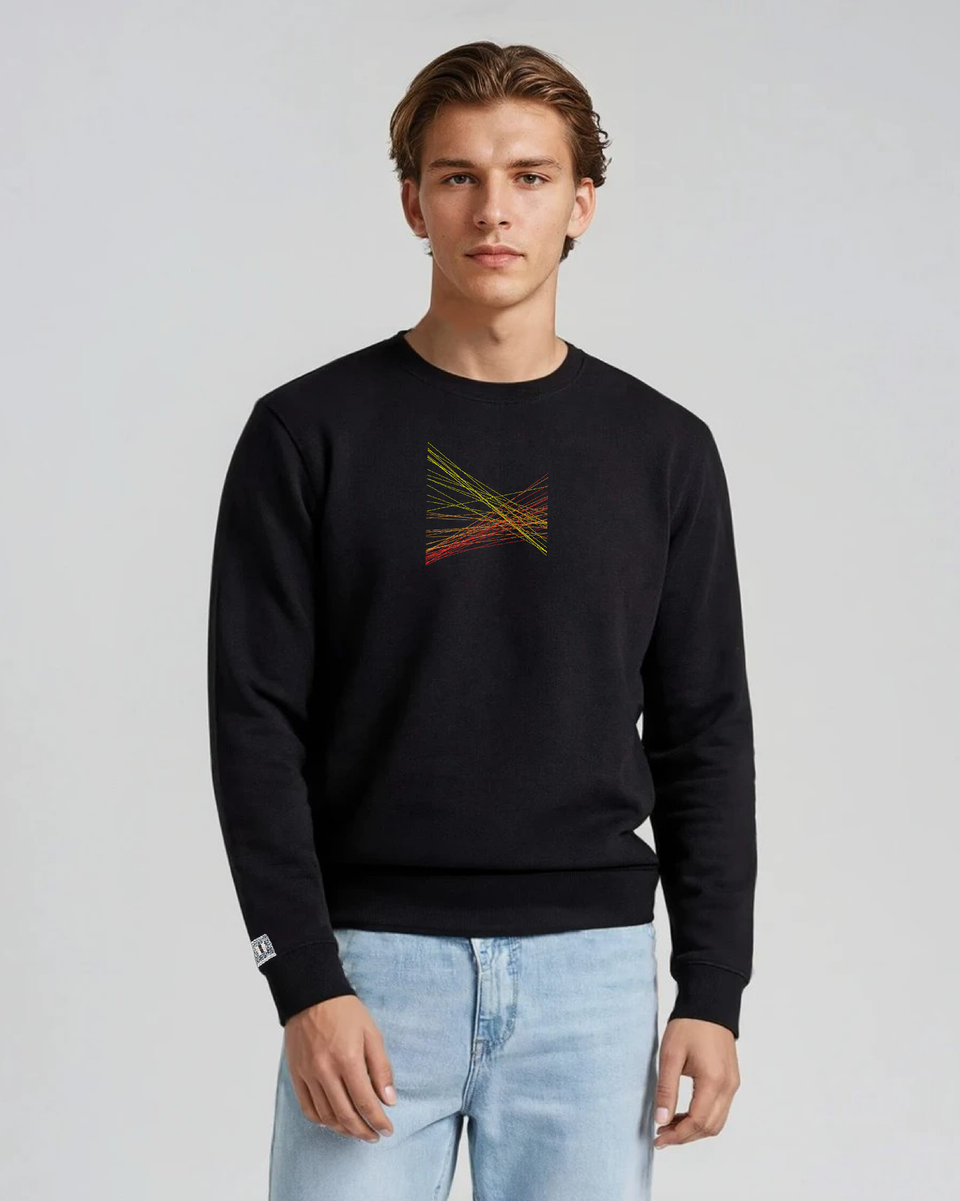 the correlation - embroidered sweatshirt | Gun Laws Visualized