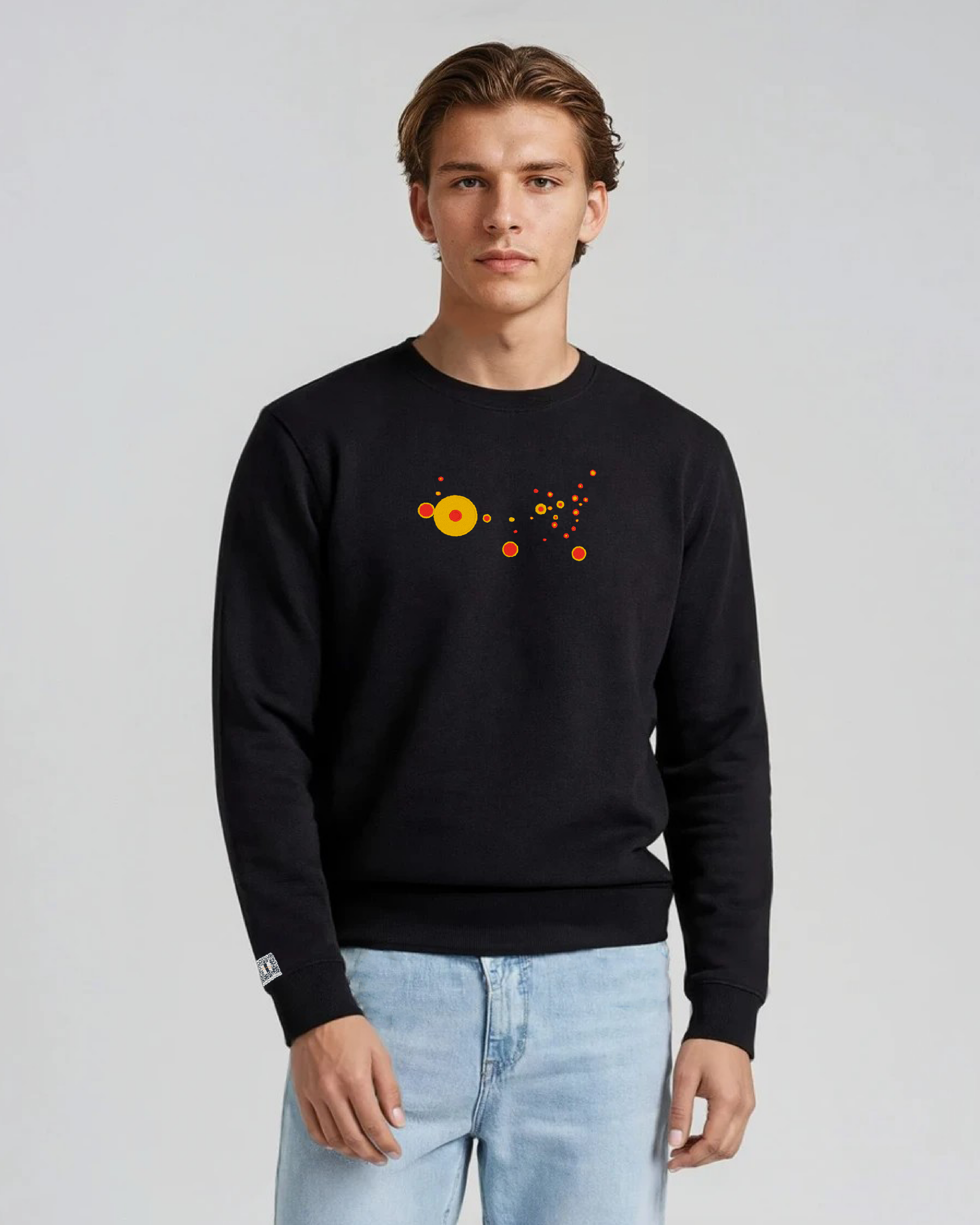 the map - embroidered sweatshirt | State Gun Violence Visualized