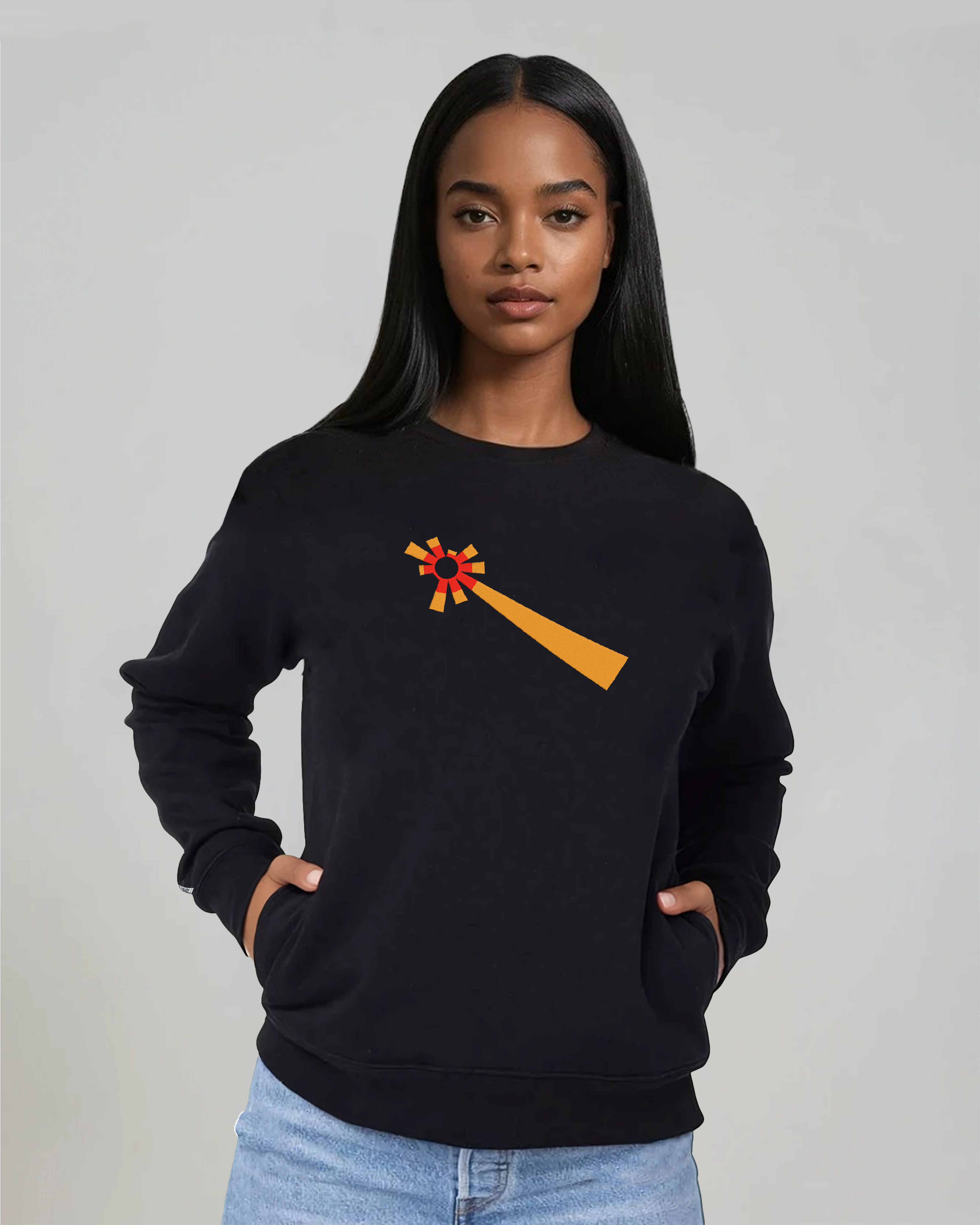 the reoccurrence - embroidered sweatshirt | Gun Violence Visualized
