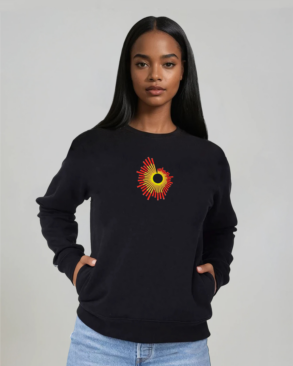 the surge - embroidered sweatshirt | Natural Disasters Visualized