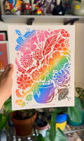 Blooming And Taking Up Space Print