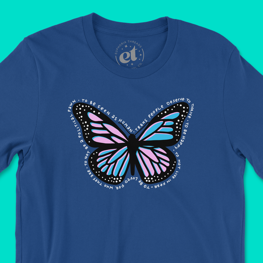 Trans Butterfly Tee