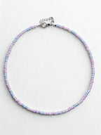 pastel trans pride necklace