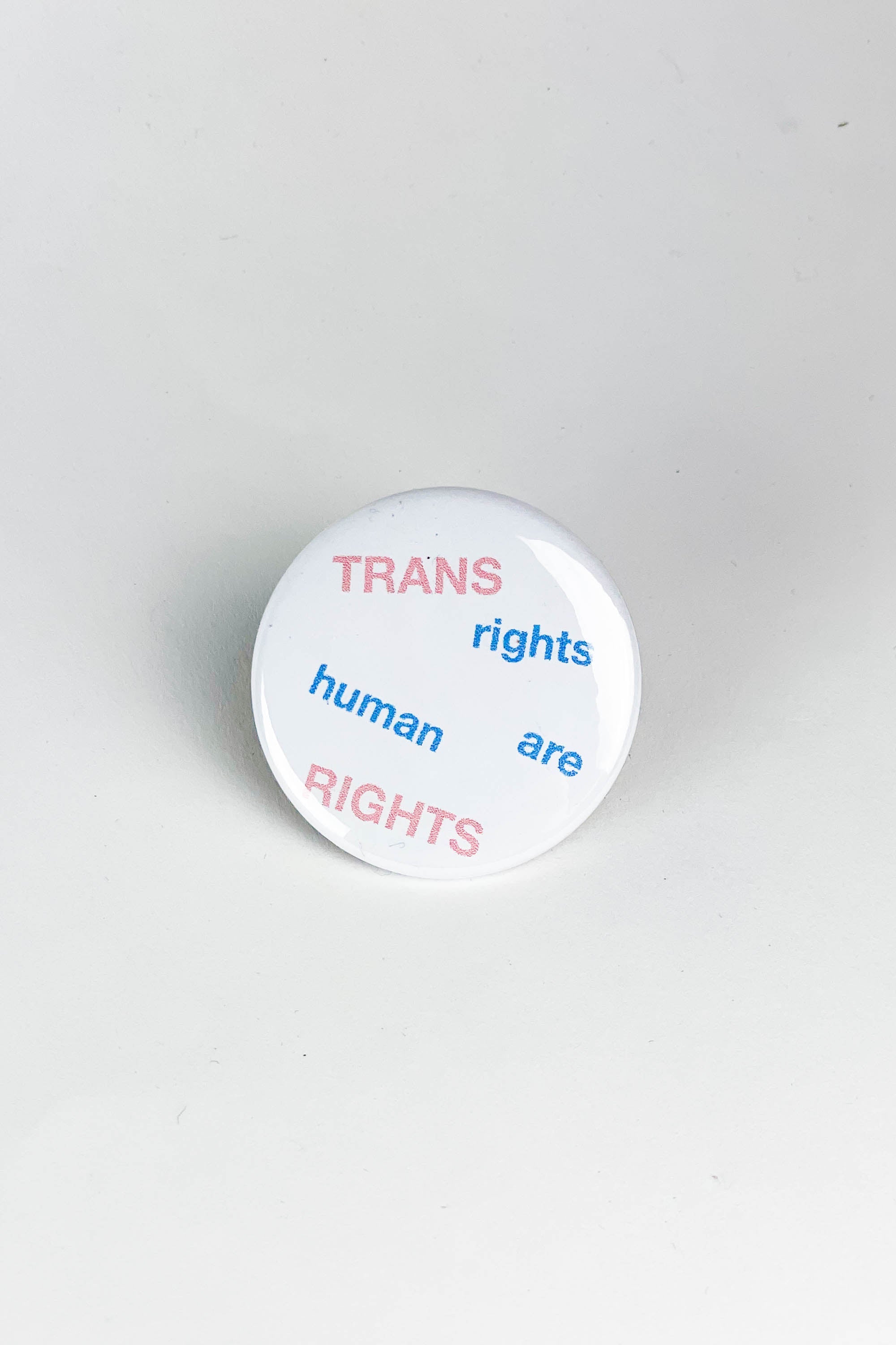 Trans Rights Are Human Rights Button