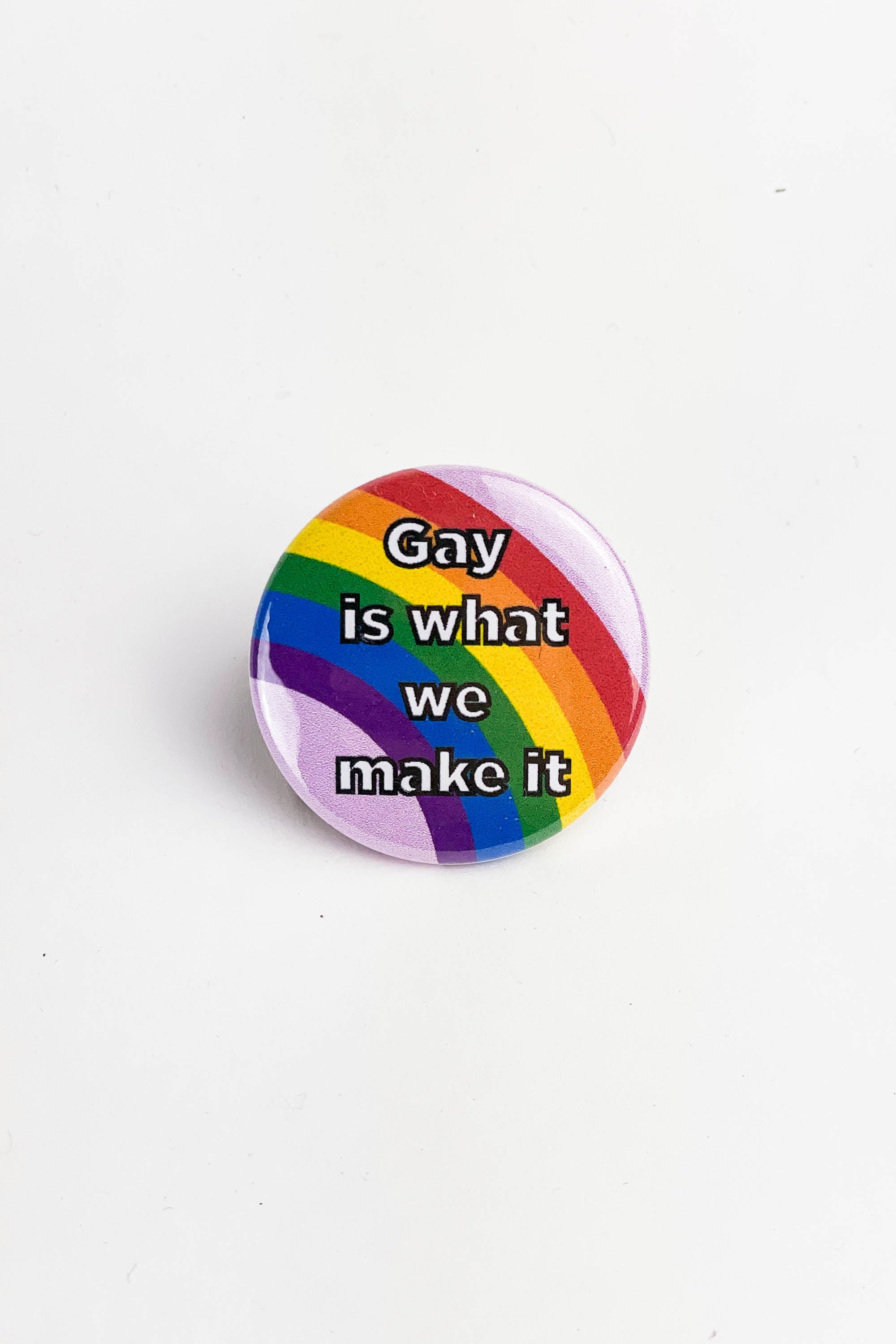 Gay Is What We Make It Button