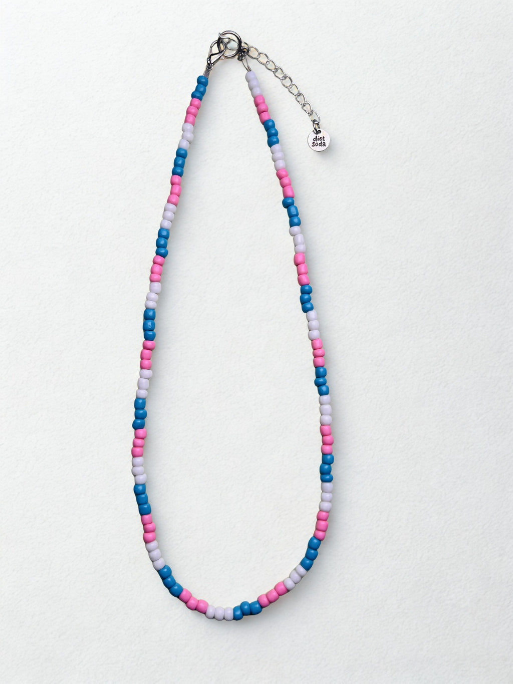 trans pride necklace