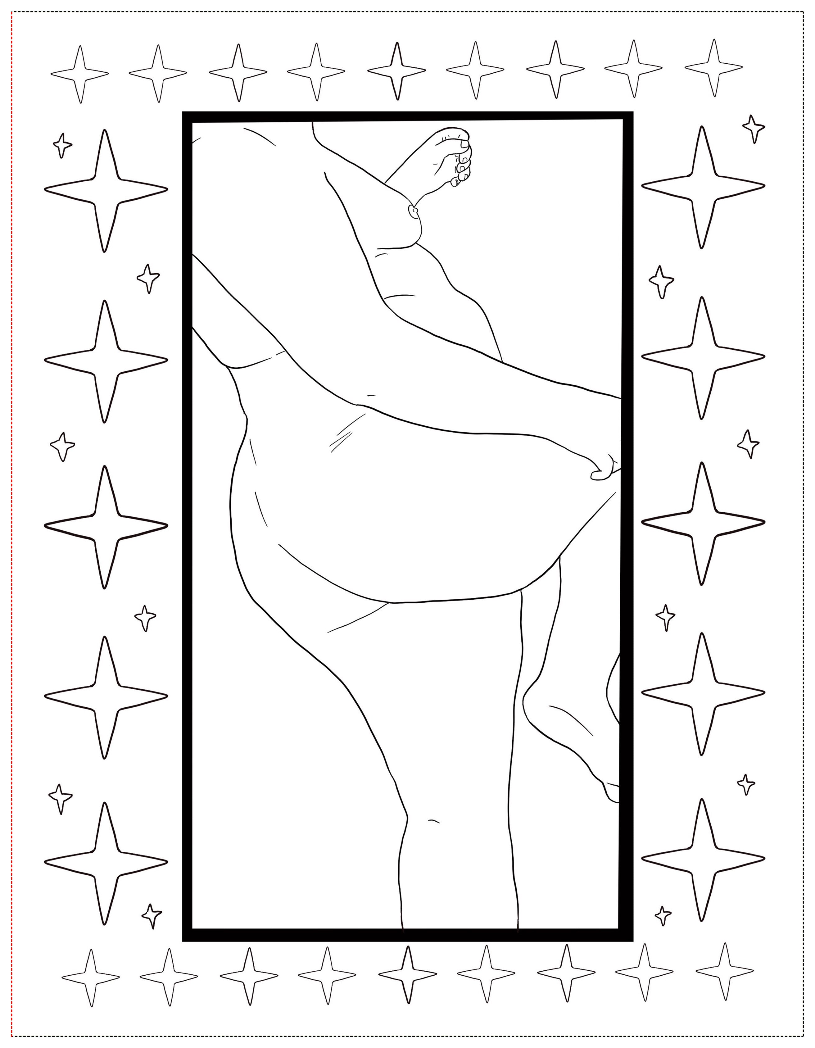 Soft Boys, Trans-Masculine Coloring Book (DIGITAL DOWNLOAD)