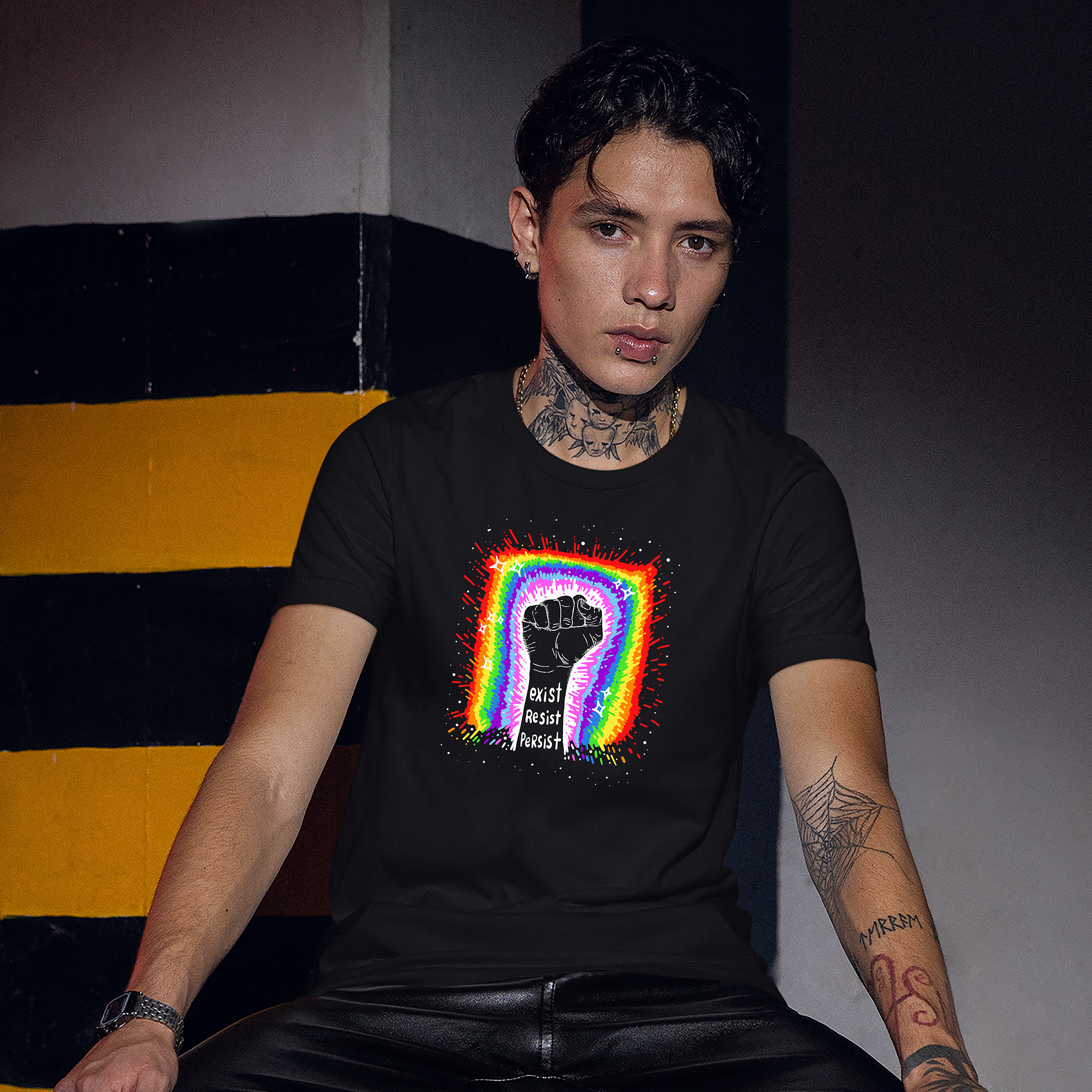 Exist. Resist. Persist. Tee