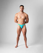 Flaunt Bikini Brief - Aqua