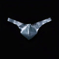 Premium Metallic Blue Latex Thong