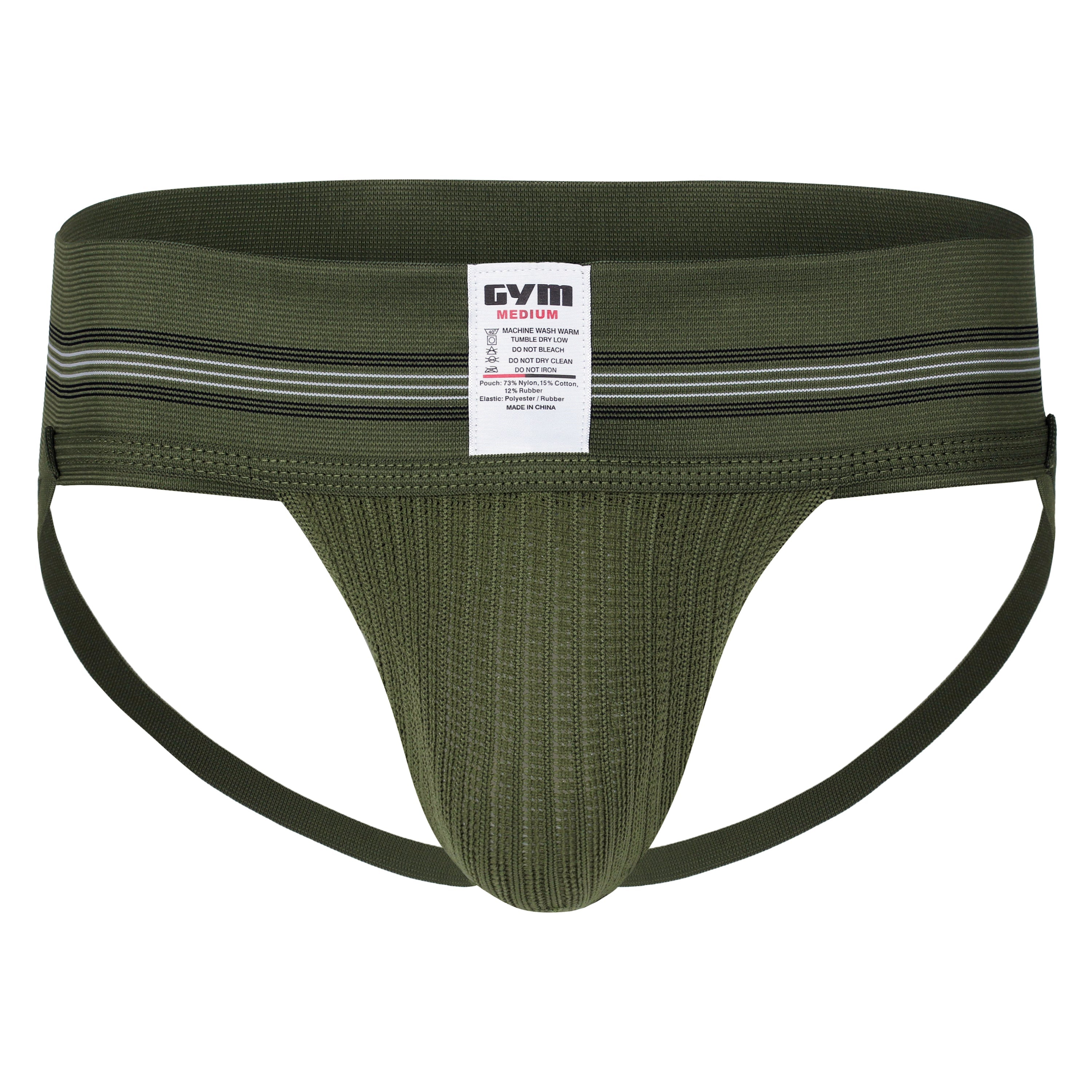 GYM Old School 2.0 Jockstrap with 3" Waistband (1-Pack)