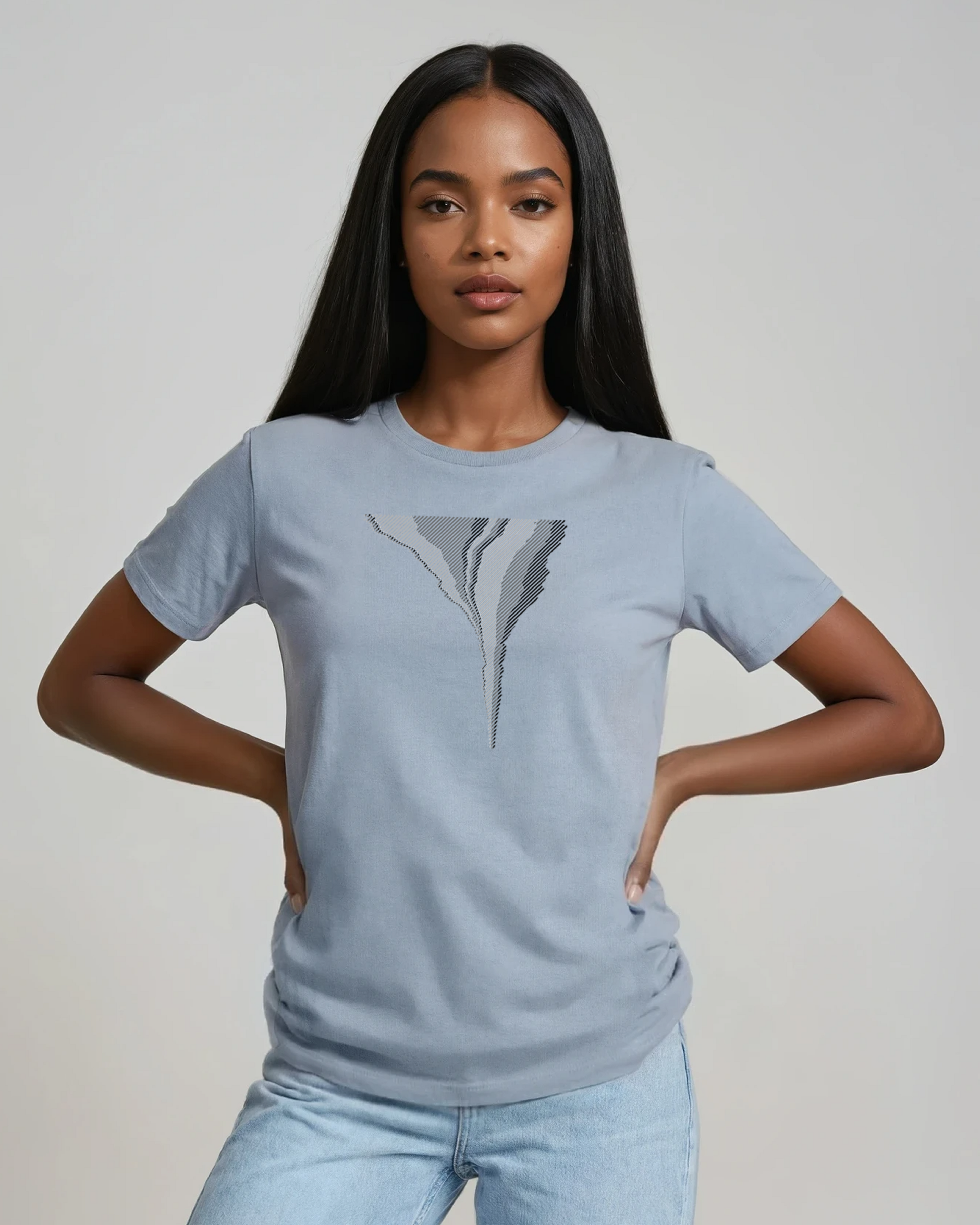 the footprint - printed shirt | Carbon Emissions Visualized