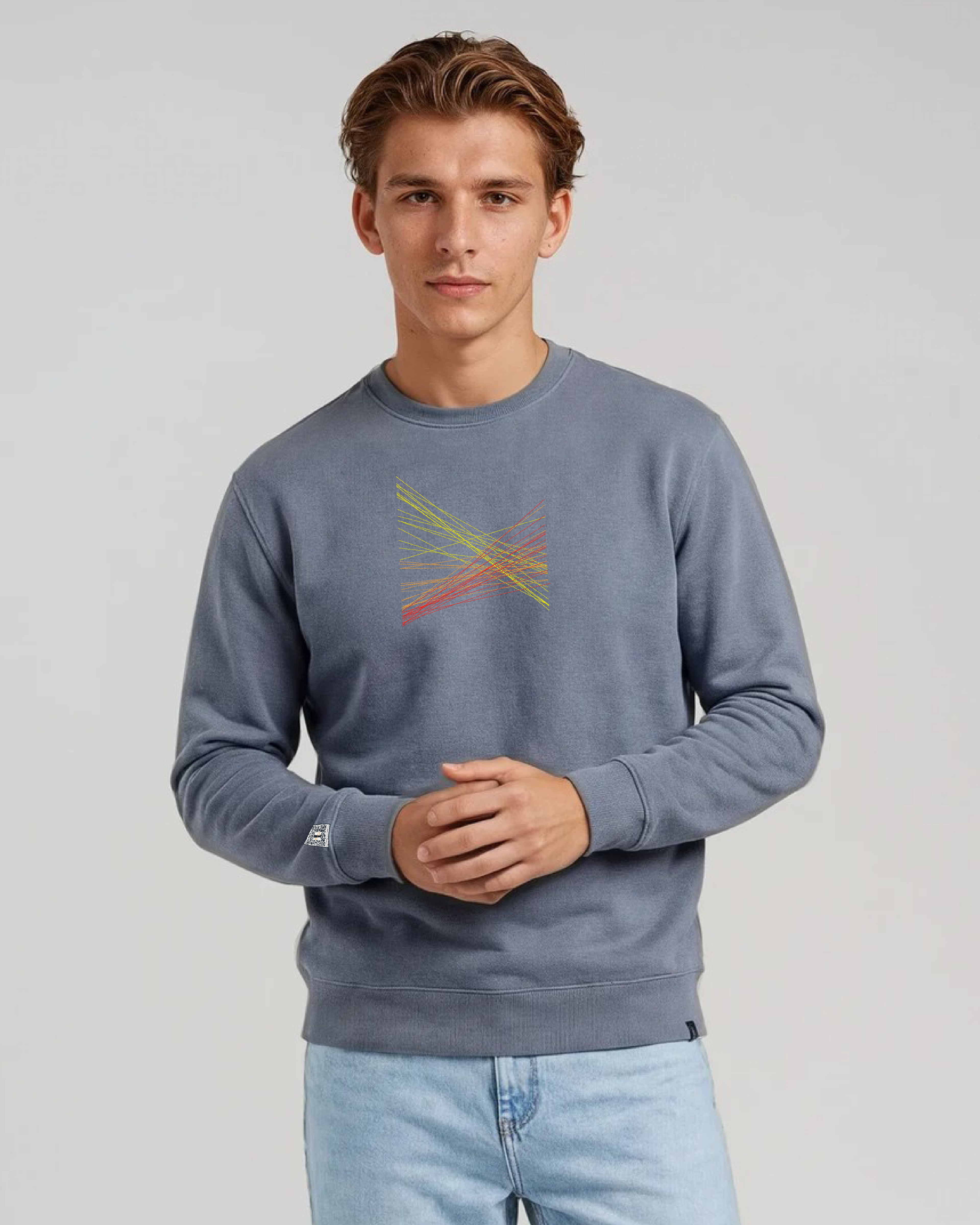 the correlation - embroidered sweatshirt | Gun Laws Visualized