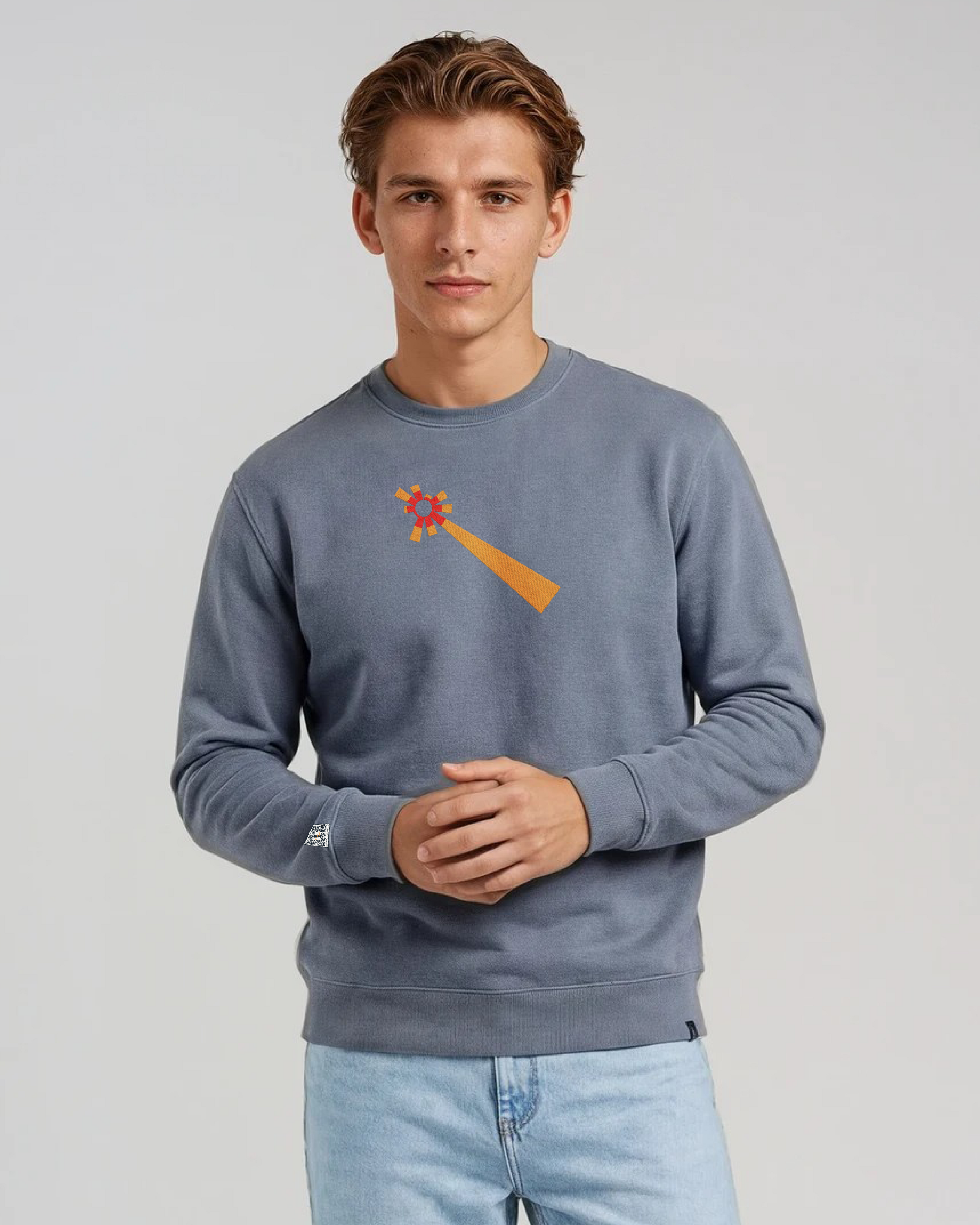 the reoccurrence - embroidered sweatshirt | Gun Violence Visualized