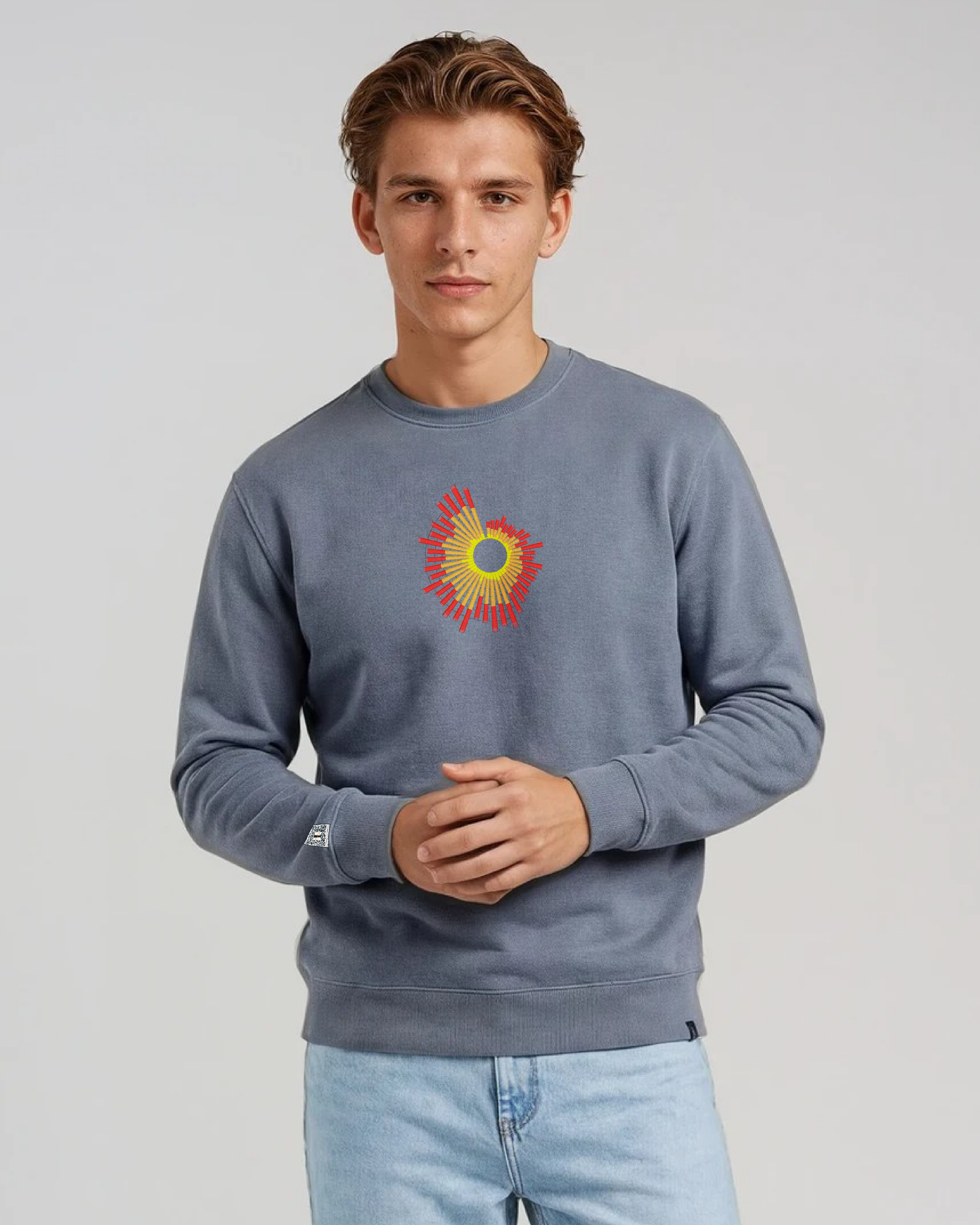 the surge - embroidered sweatshirt | Natural Disasters Visualized