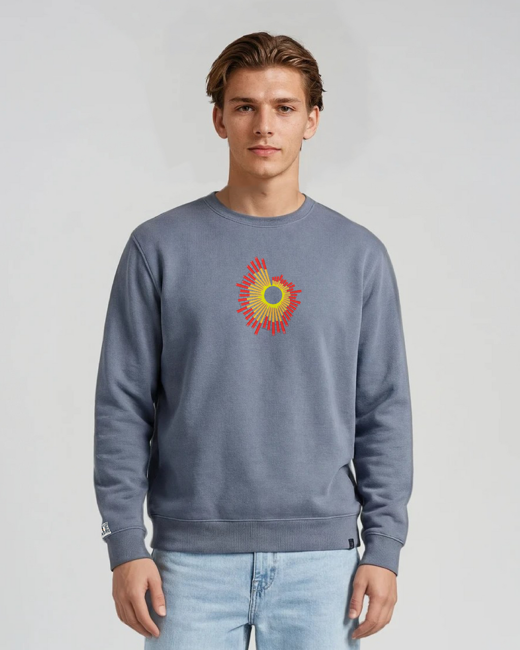 the surge - embroidered sweatshirt | Natural Disasters Visualized