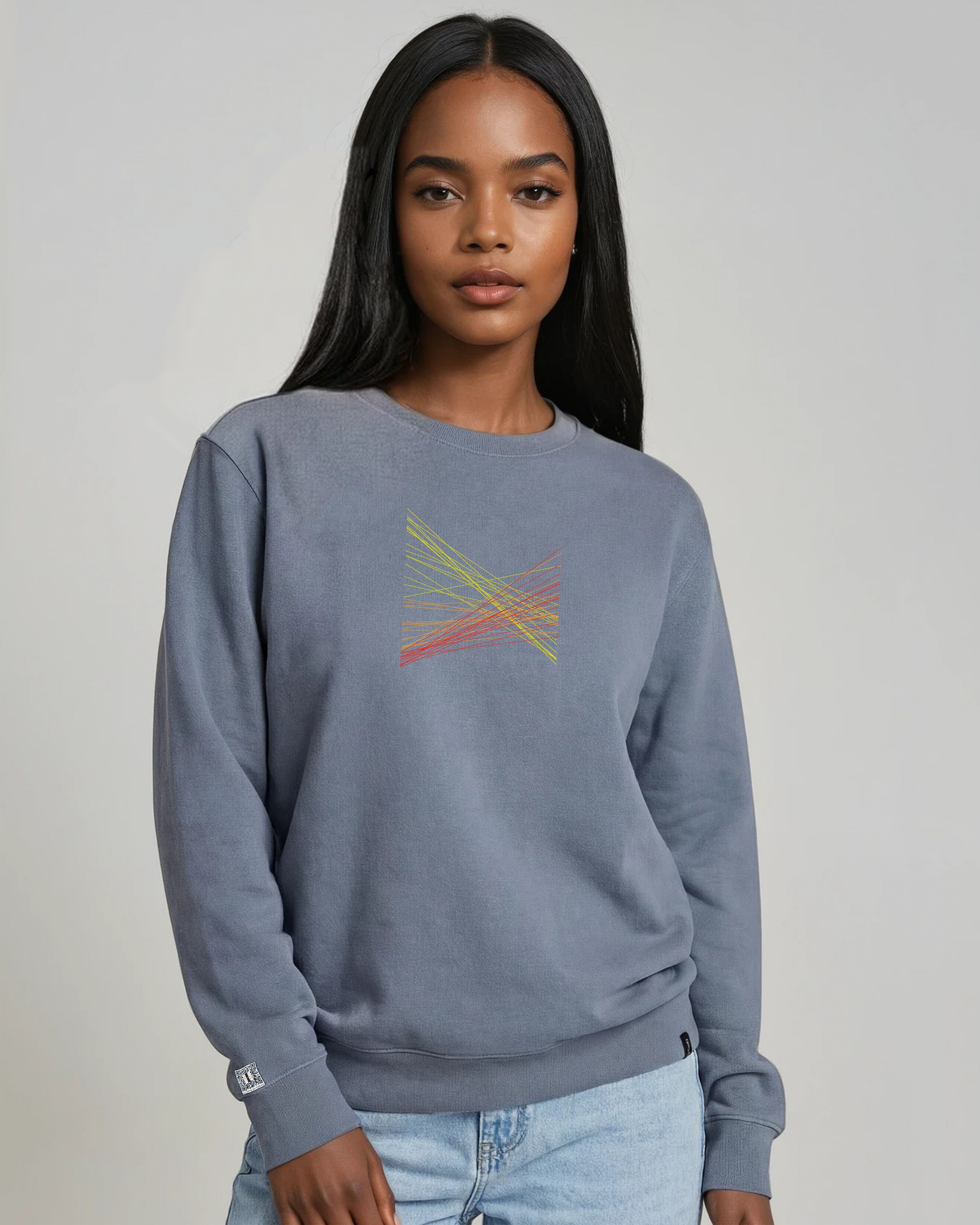the correlation - embroidered sweatshirt | Gun Laws Visualized