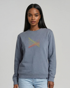 the correlation - embroidered sweatshirt | Gun Laws Visualized