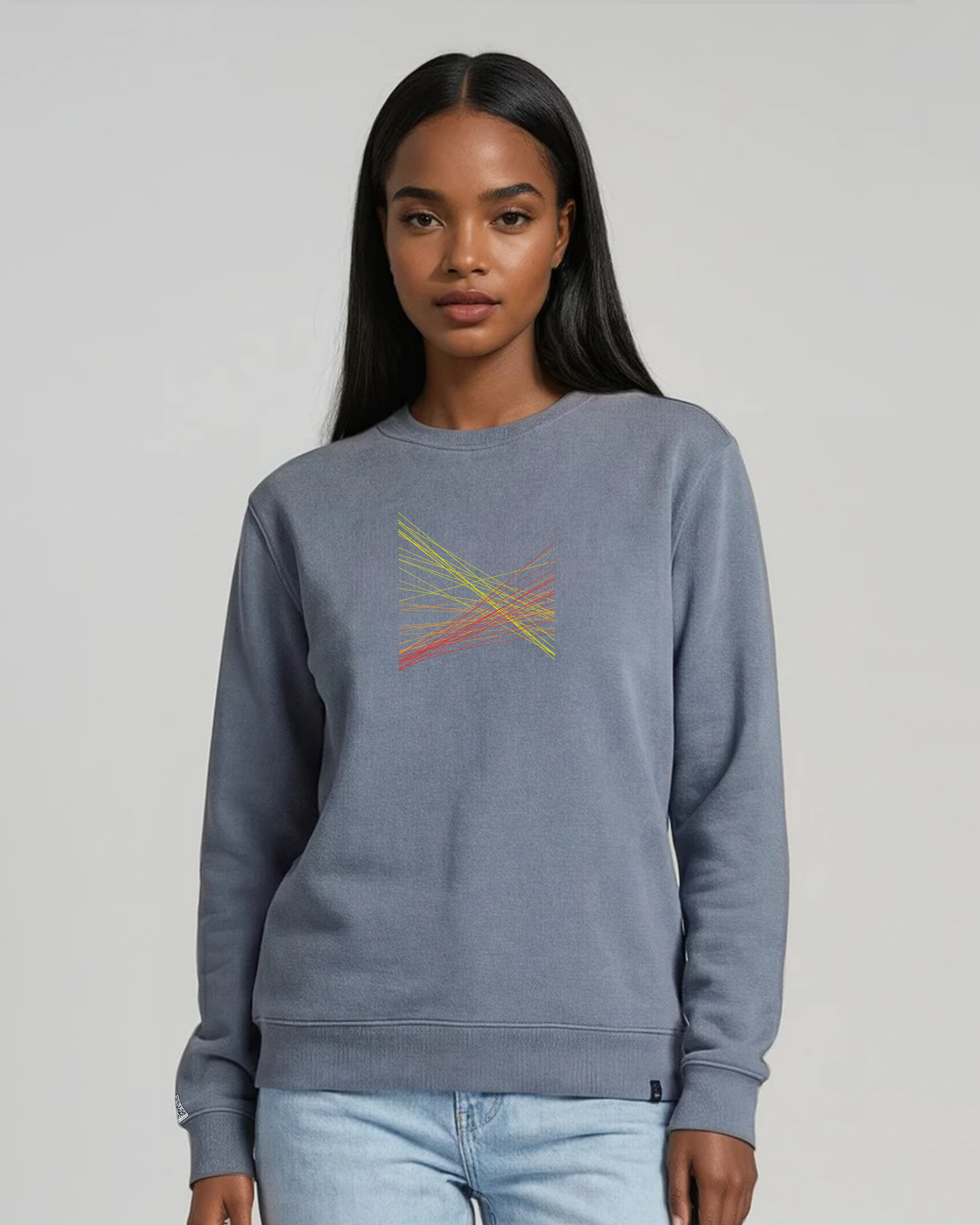 the correlation - embroidered sweatshirt | Gun Laws Visualized