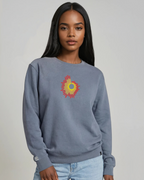 the surge - embroidered sweatshirt | Natural Disasters Visualized