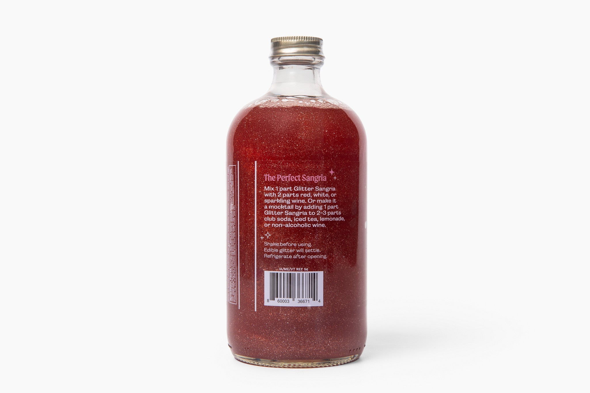 Glitter Sangria Wine, Cocktail & Mocktail, 16 fl oz