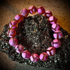 Pink Tibetan Agate Bracelet