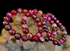 Fuchsia Prism Power Bracelet – Mystic Banded Agate (3 bead size options!)