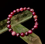 Fuchsia Prism Power Bracelet – Mystic Banded Agate (3 bead size options!)