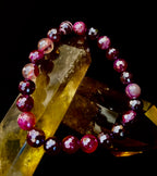 Fuchsia Prism Power Bracelet – Mystic Banded Agate (3 bead size options!)