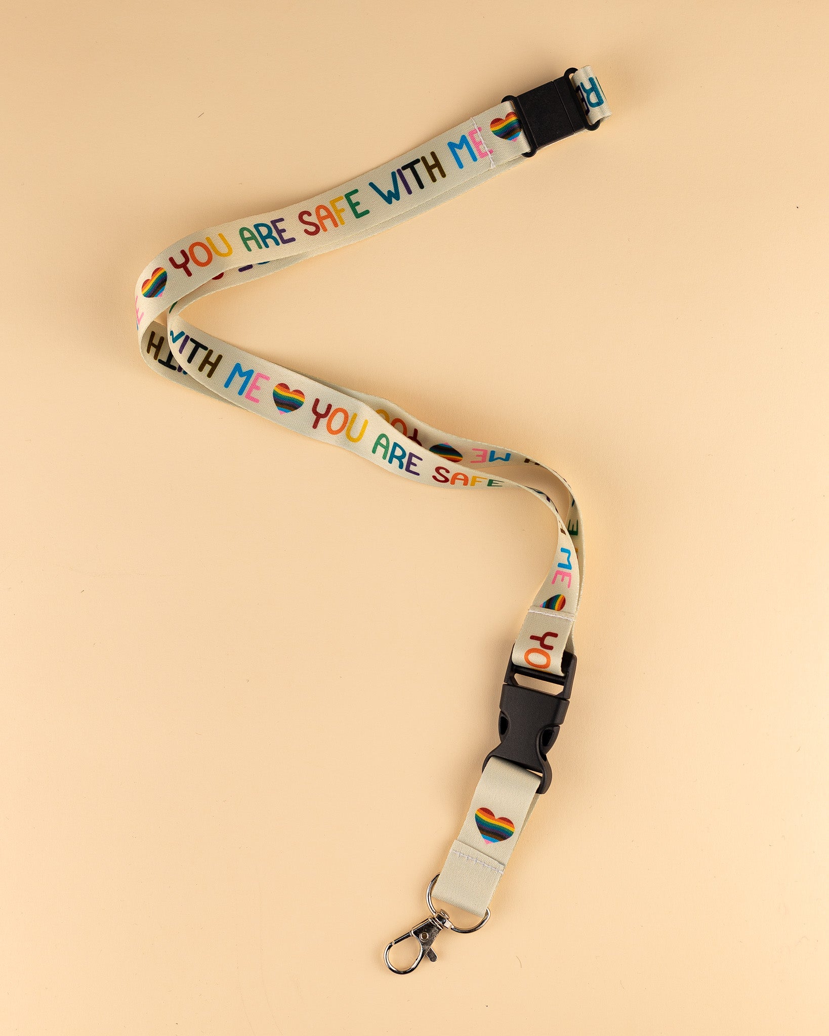 You Are Safe With Me Lanyard