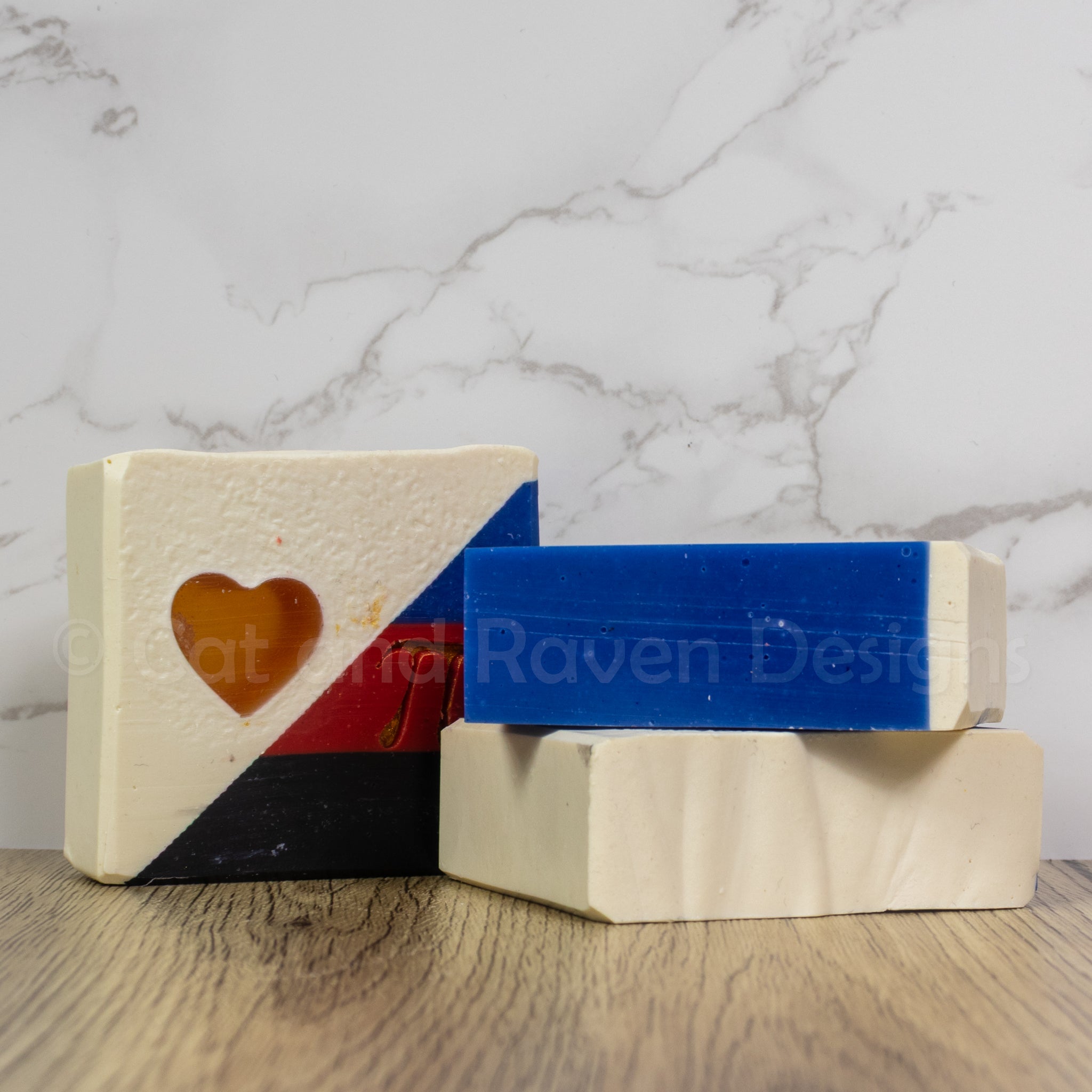 Polyglamorous (polyamory pride flag) soap