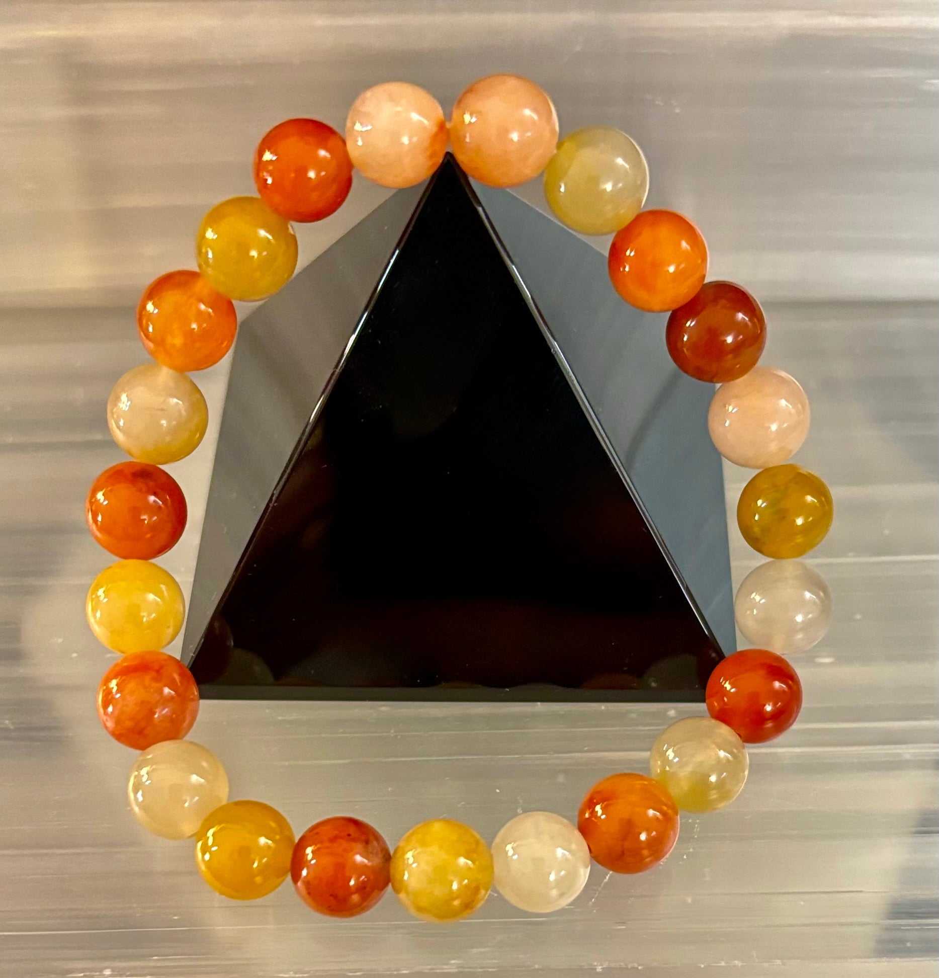 Red Aventurine Bracelet – Confidence, Creativity & Grounded Energy (Medium to Large Wrists)