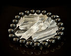 Black Tourmaline Bracelet – Protection, Grounding & Energy Shield (Medium to Large Wrists)
