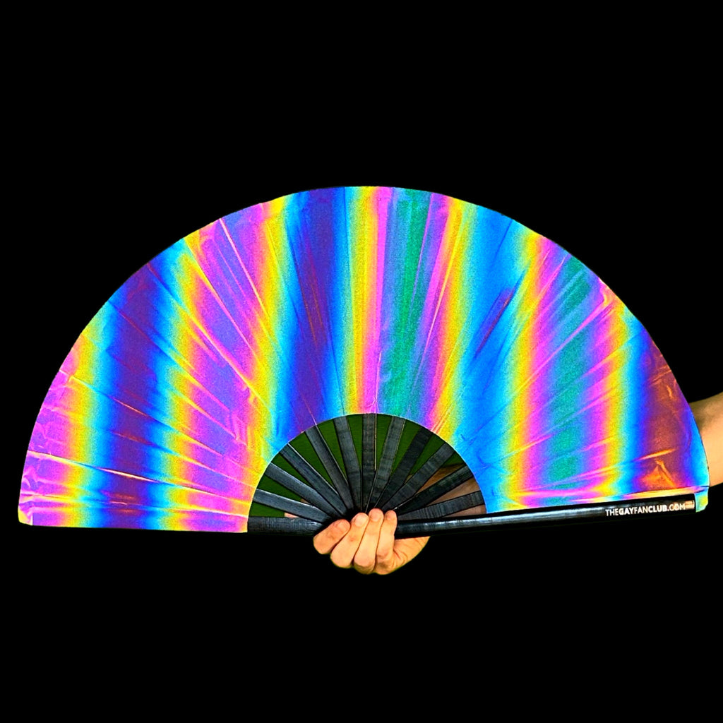 Fan Led Lgbt Eclipse Reflective Rainbow Fan – LGBTQ Outpost