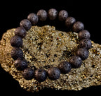 Grounded Energy Lava Rock Bracelet – Strength • Stability • Protection (10mm, Small Wrists)