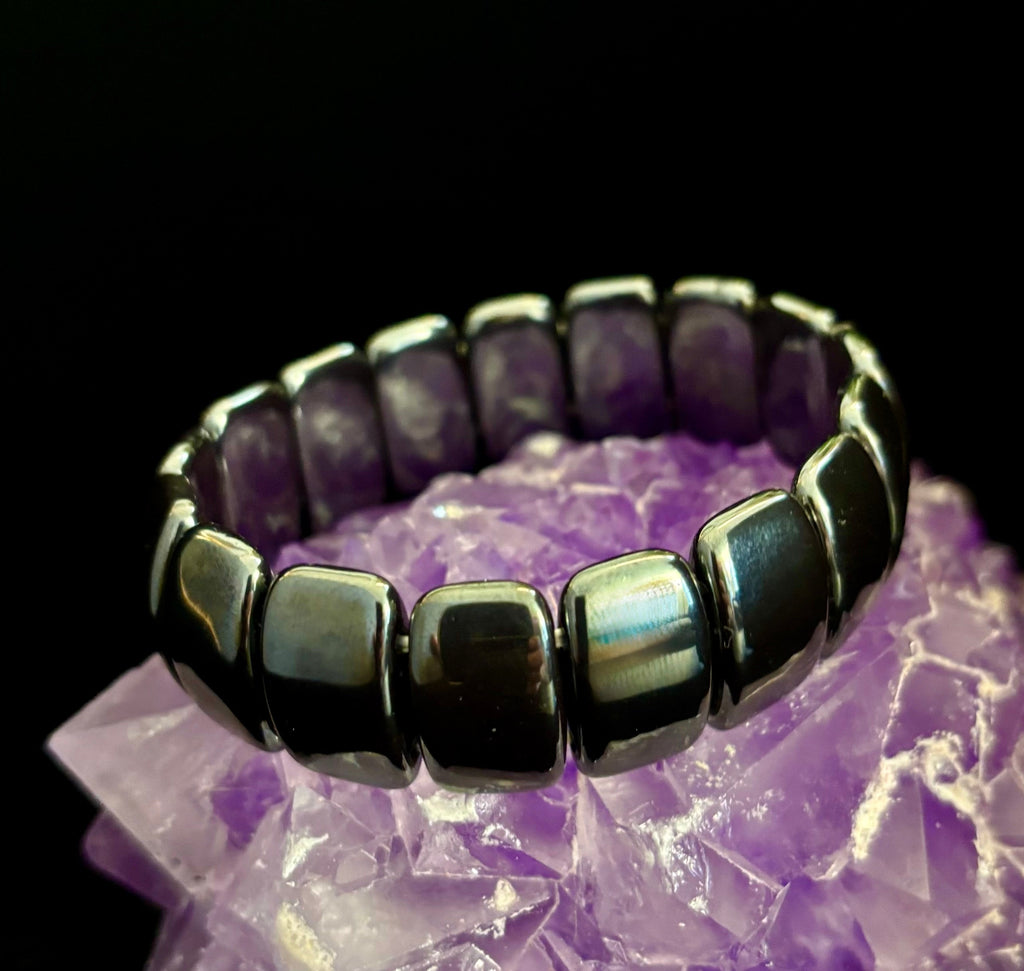 ⚡ Titan Strength Elliptical Bracelet — Grounded Confidence Energy (Larger Wrists)