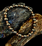 Men’s Copper & Hematite Bracelet – Grounding, Strength & Energy Balance (Large Wrists)