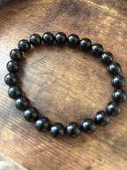 Jet Bracelet – Energy Cleanser, Emotional Healer & Lightweight Protection (Medium Wrists)