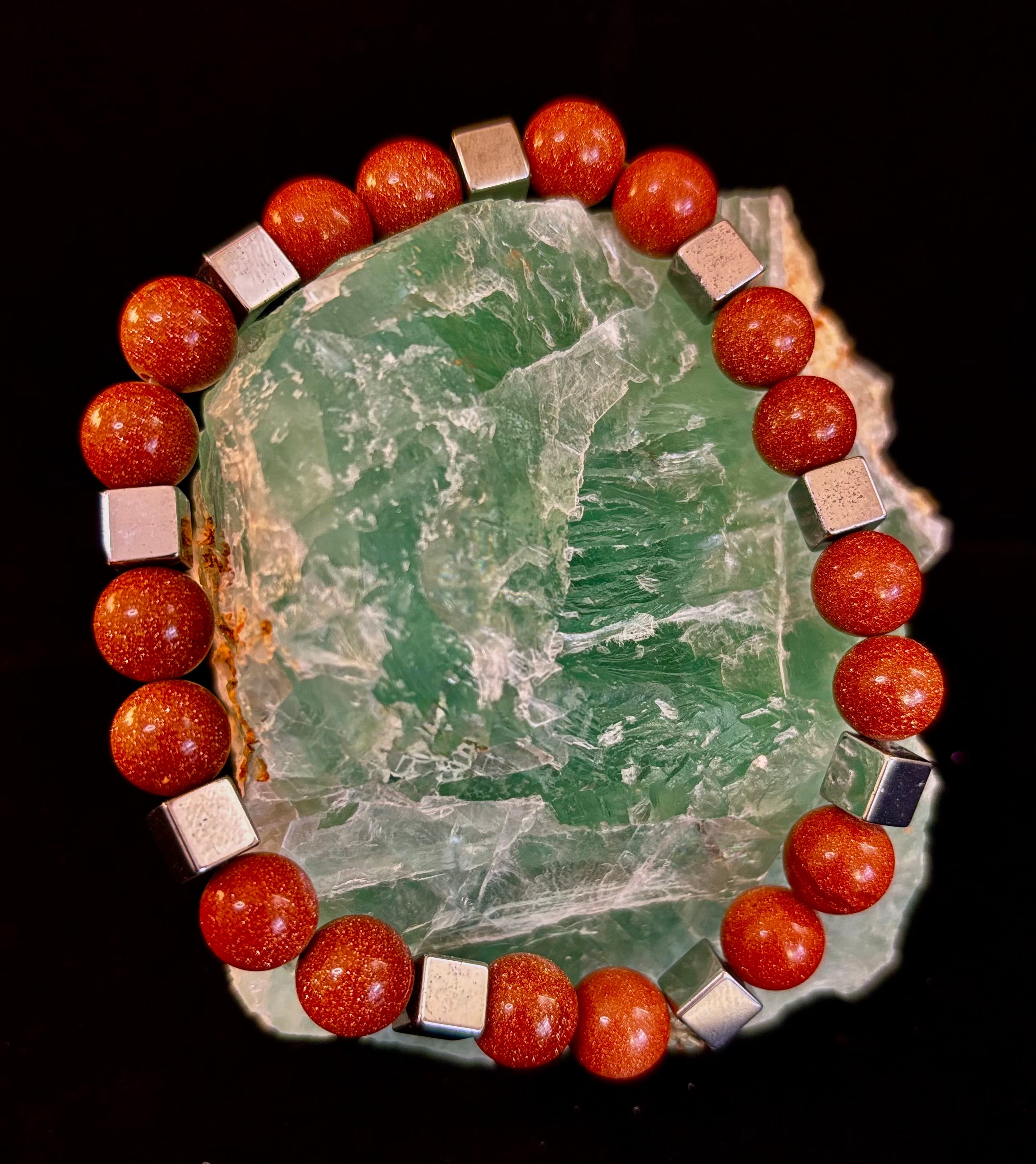 Radiant Energy Goldstone Power Bracelet — Extra-Large Fit