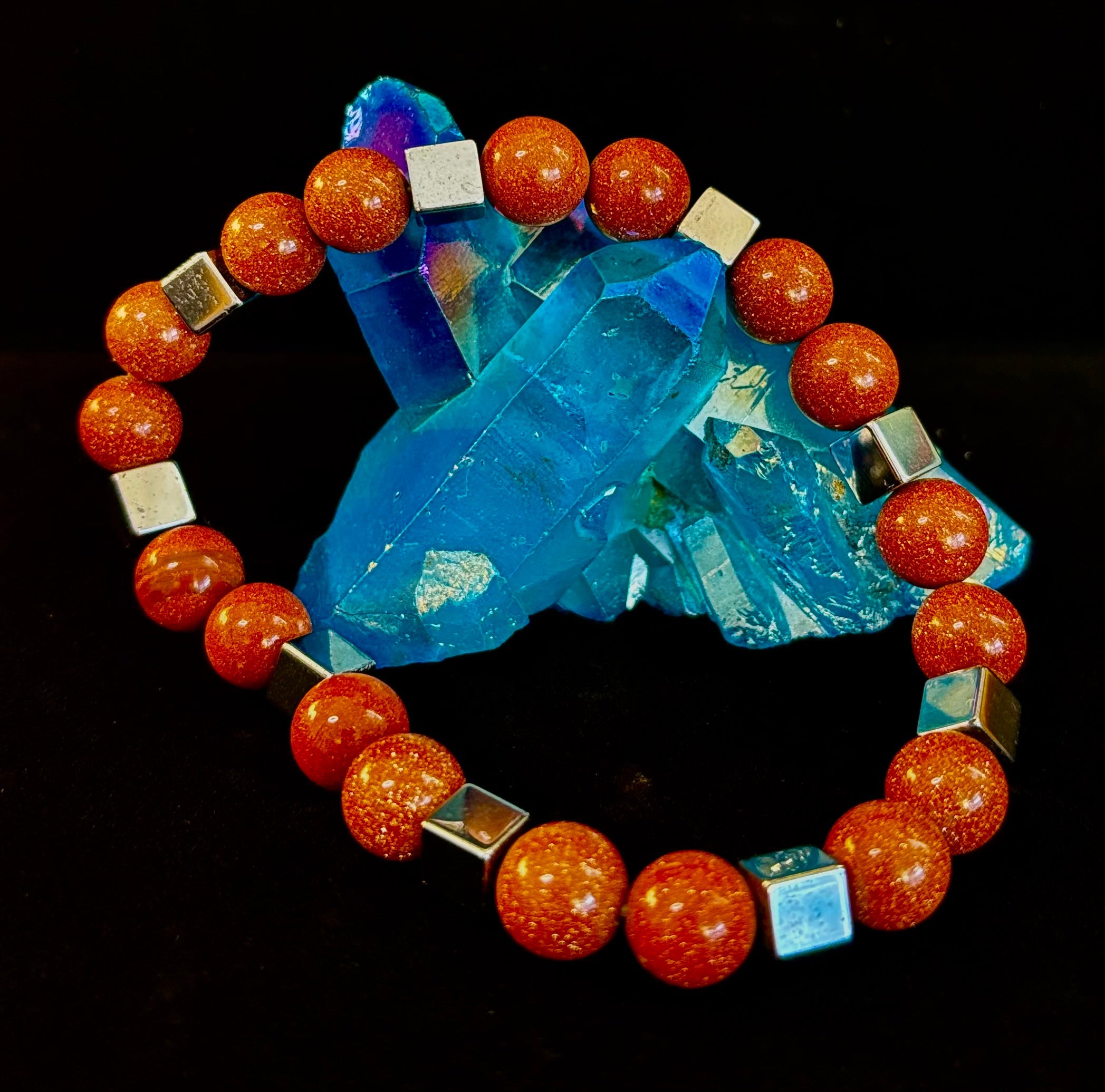 Radiant Energy Goldstone Power Bracelet — Extra-Large Fit