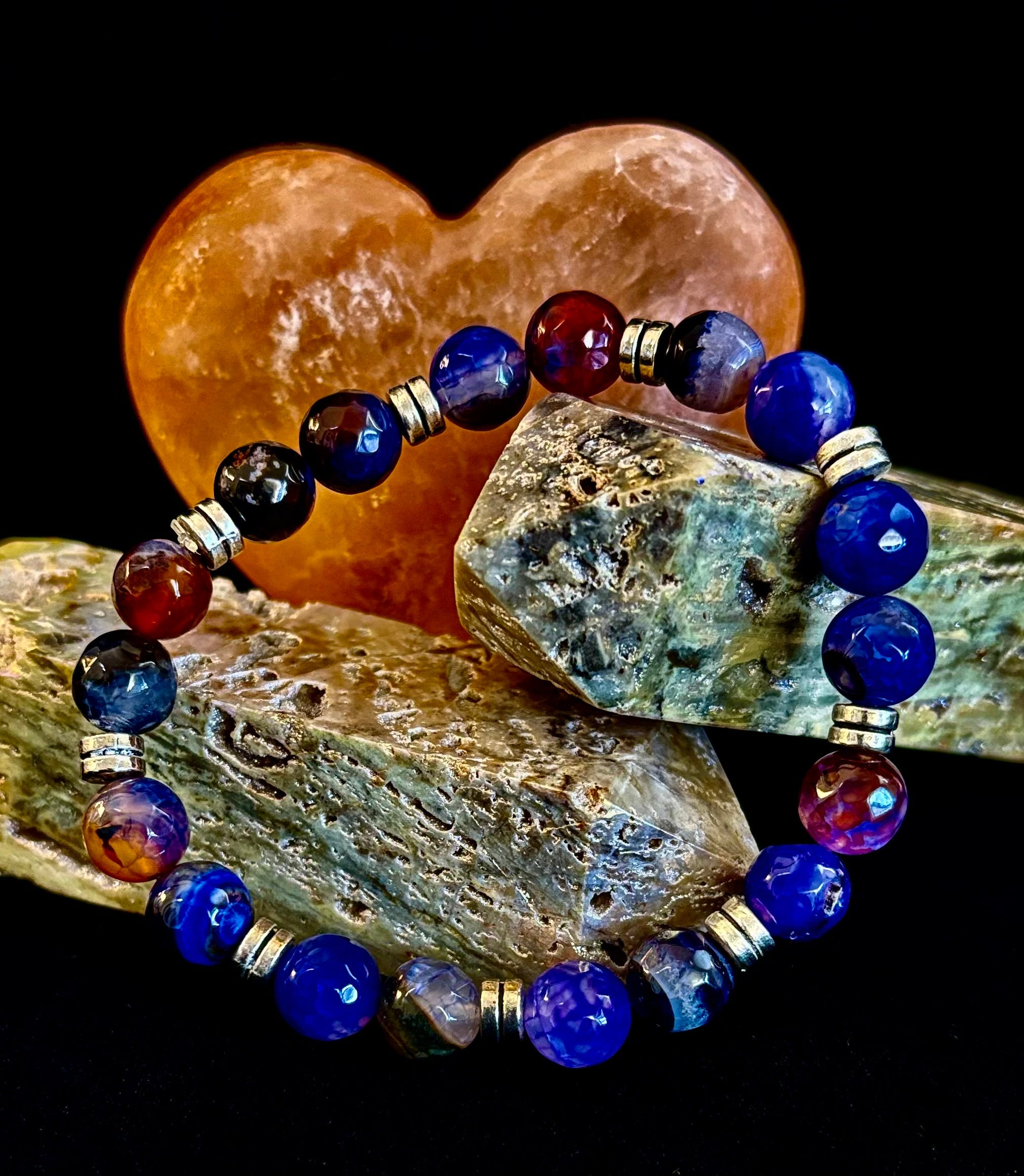 Puerto Vallarta Handmade Crystal Bracelet – Multi-Stone Energy Bracelet (8")