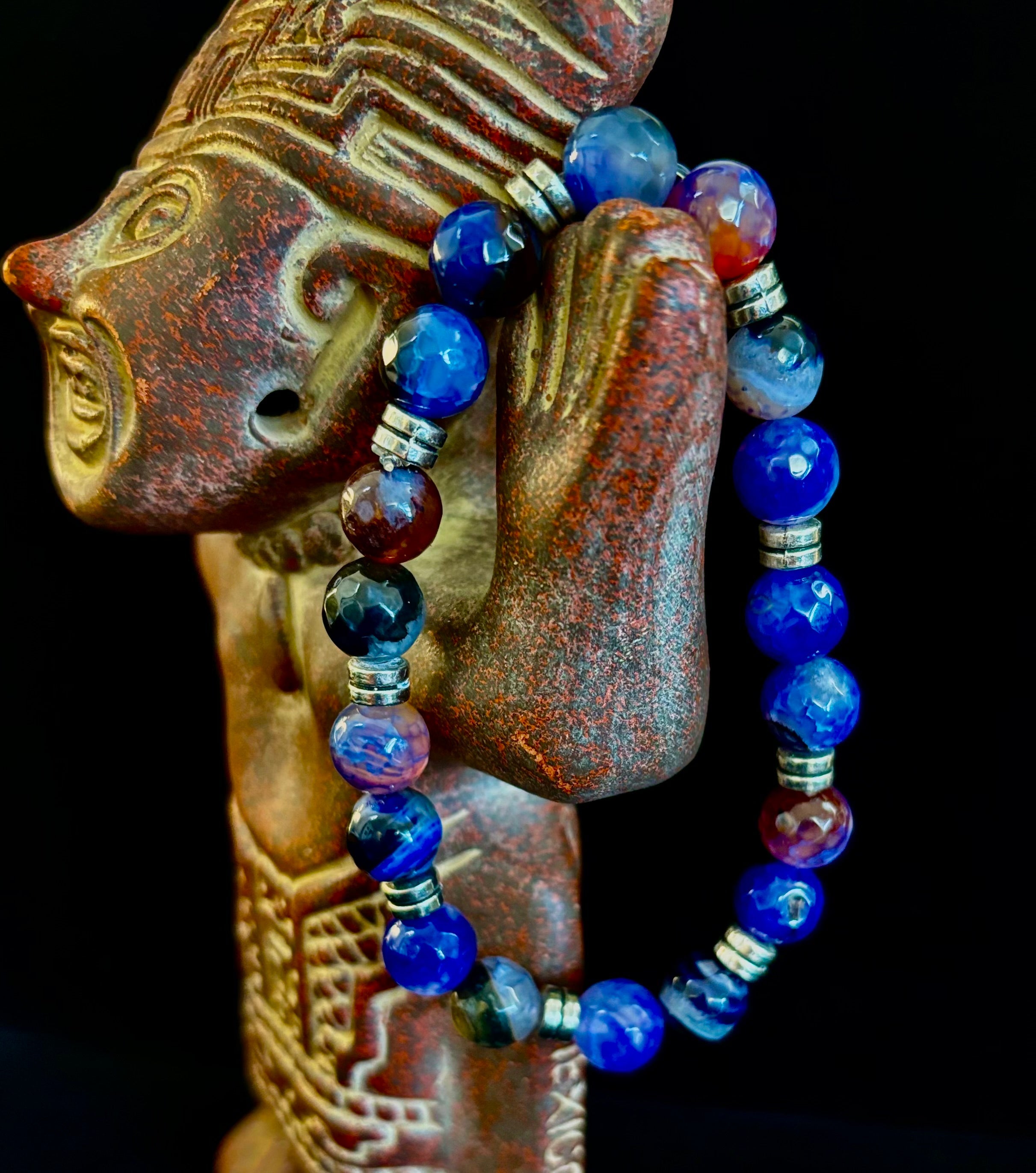 Puerto Vallarta Handmade Crystal Bracelet – Multi-Stone Energy Bracelet (8")