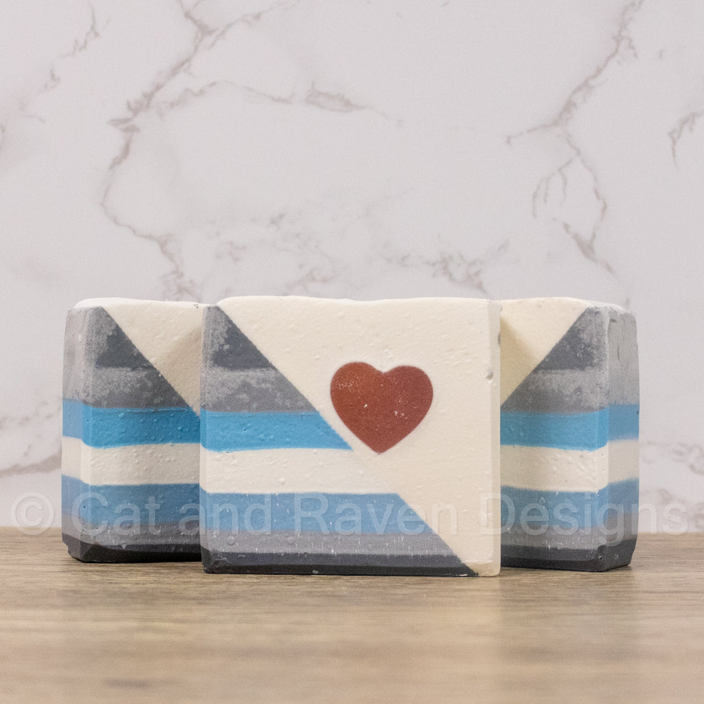 Demi God (demiboy pride flag) soap
