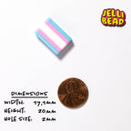 Trans Flag Beads